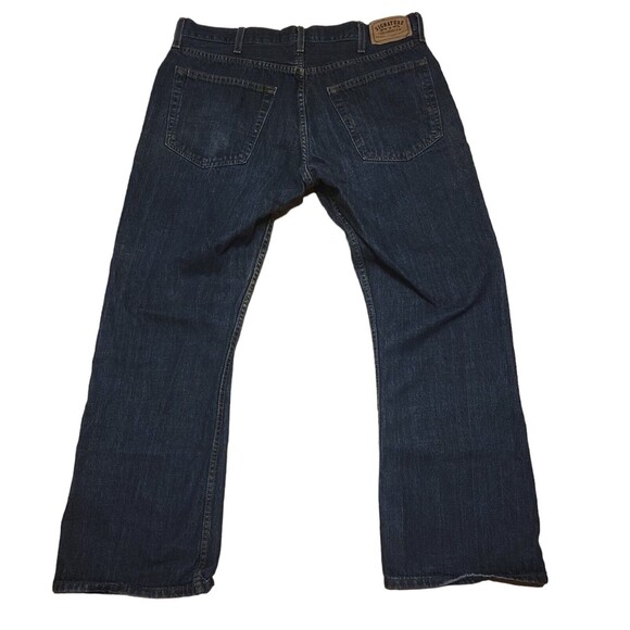 Levi Strauss & Co Signature Bootcut 38x32 Men's Blue Jeans 100% Cotton 5 Pocket - Picture 9 of 16